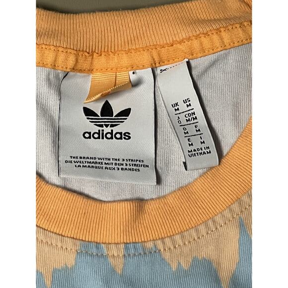 Adidas Adventure Iguana Short Sleeve T-Shirt Men’s M White Orange Blue Gray - Picture 3 of 7